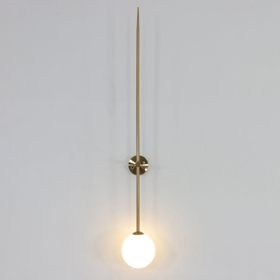 Veluelle modern minimalistisk mobil vägglampa i glas
