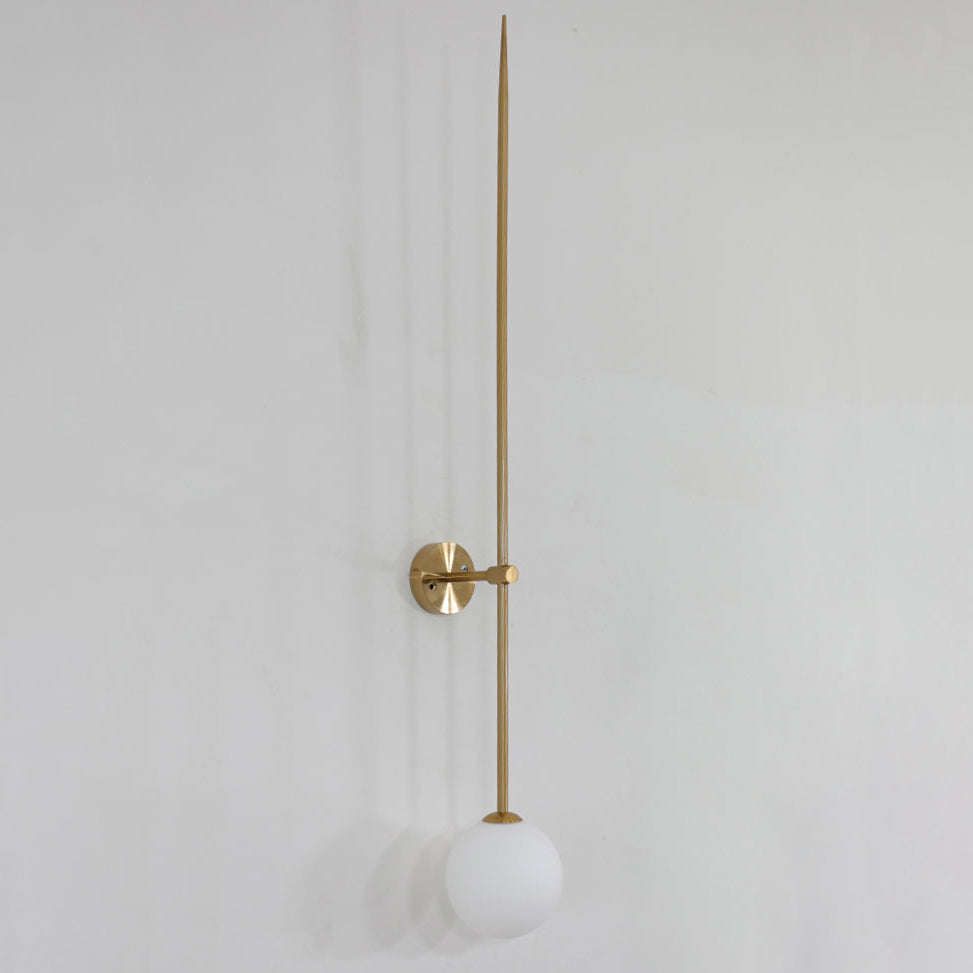 Veluelle modern minimalistisk mobil vägglampa i glas