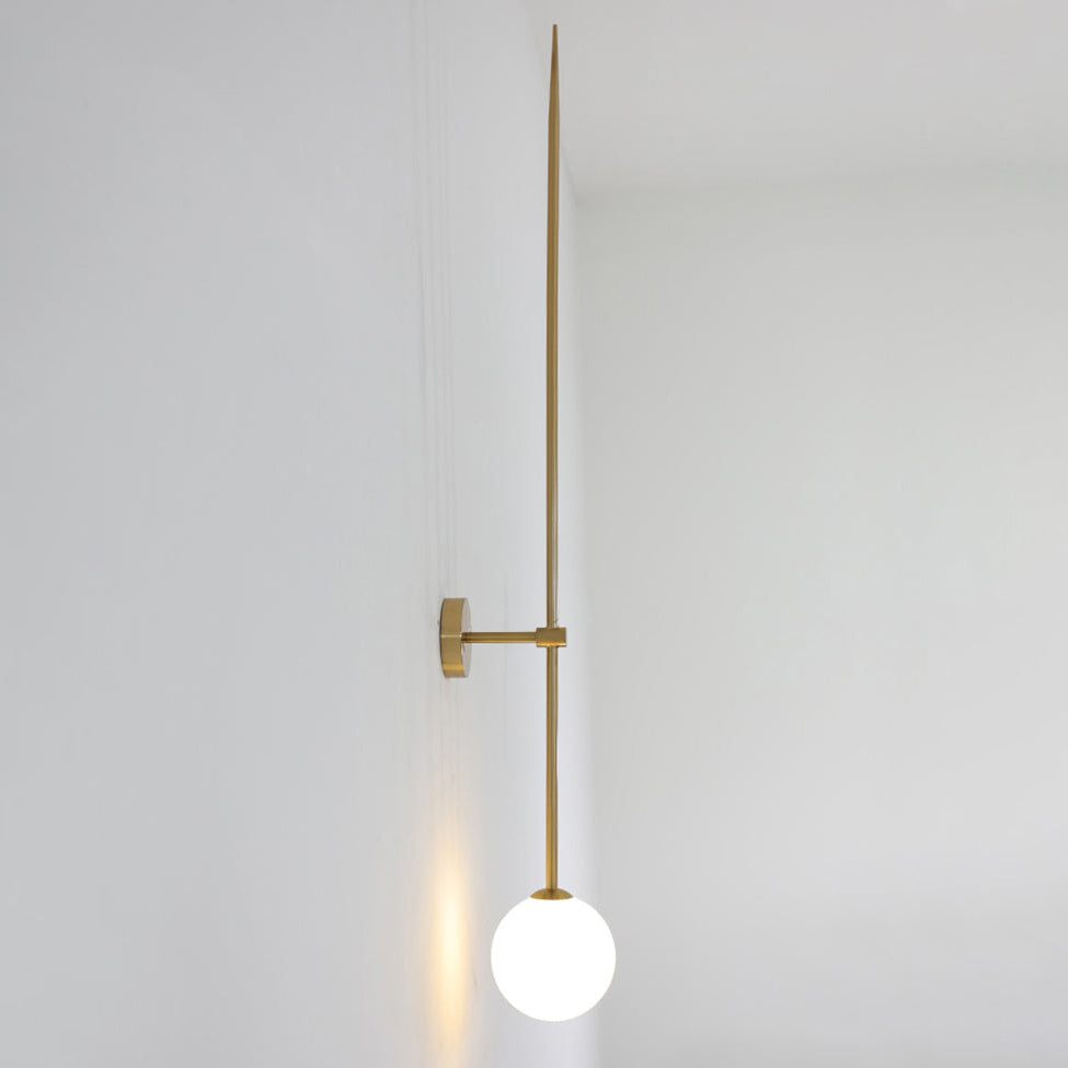 Veluelle modern minimalistisk mobil vägglampa i glas