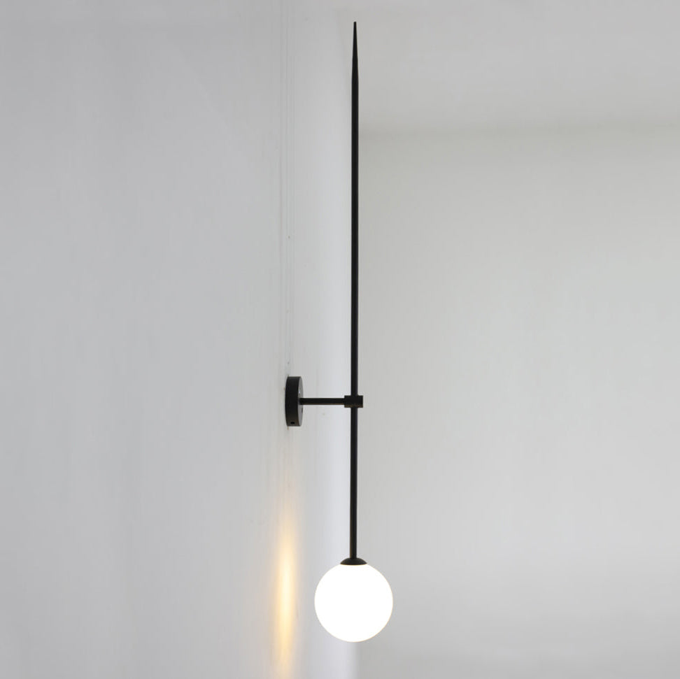 Veluelle modern minimalistisk mobil vägglampa i glas