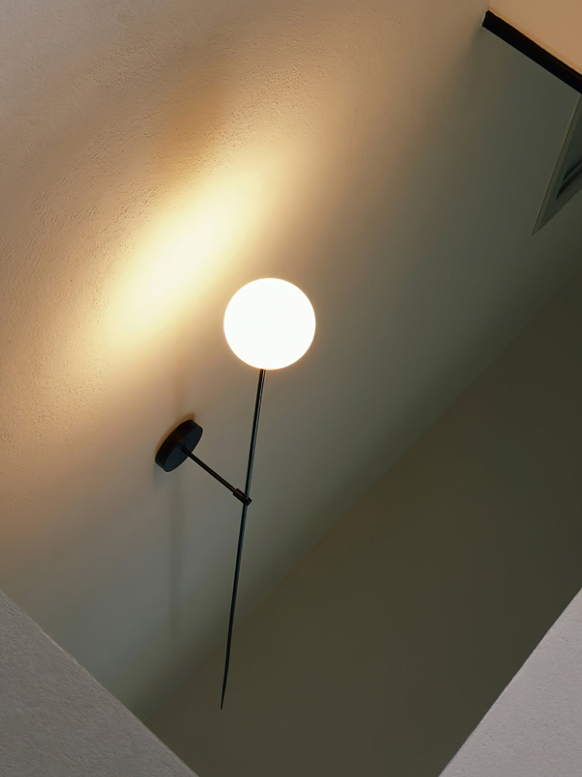 Veluelle modern minimalistisk mobil vägglampa i glas