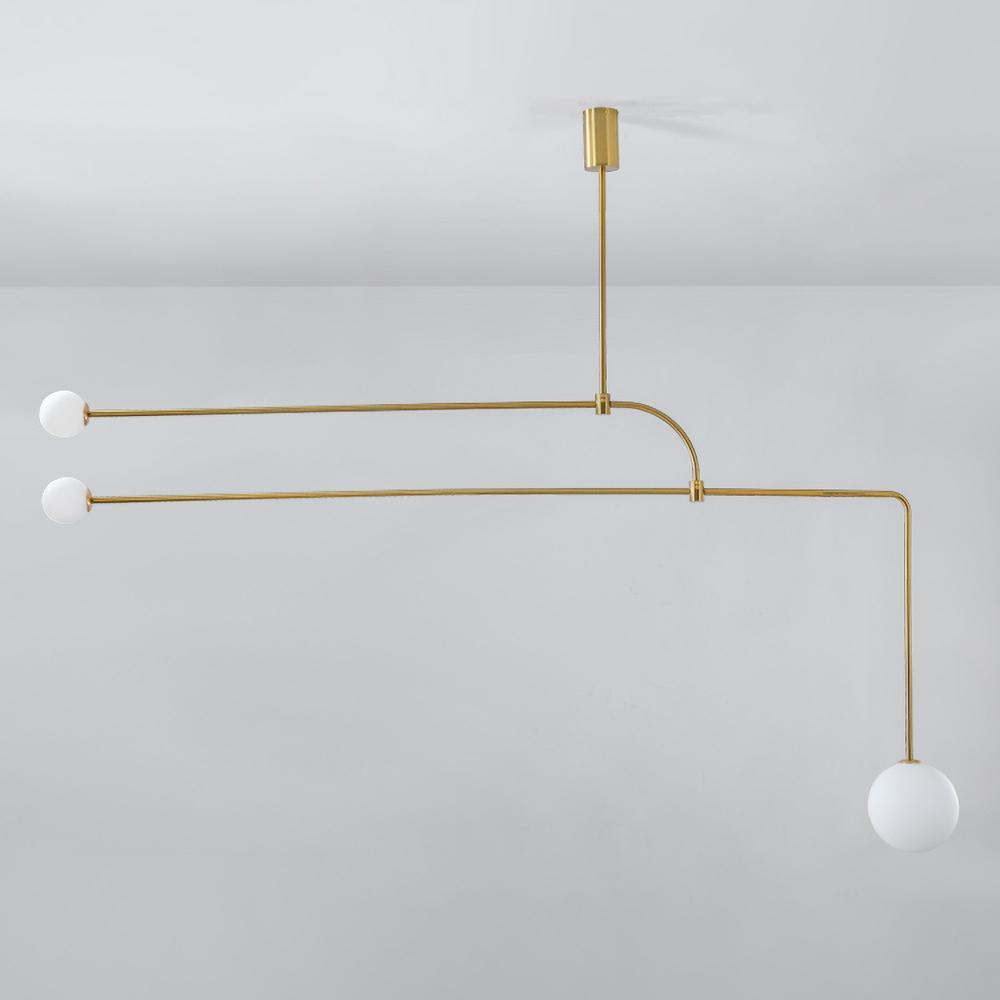 Candelabro Viraiseon móvel, preto e minimalista