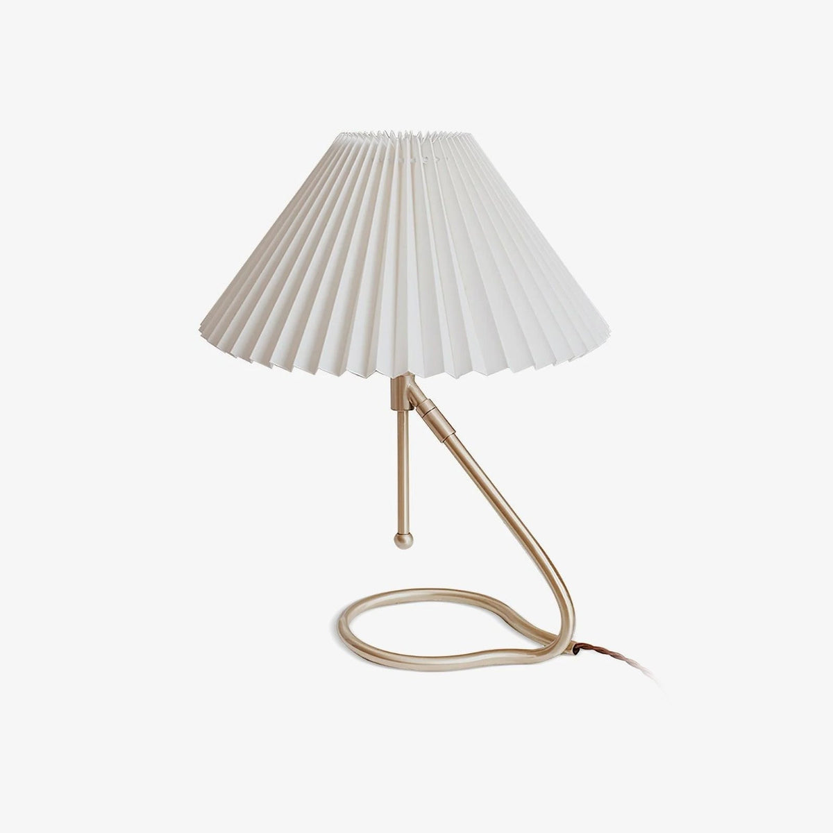 Candeeiro de mesa de tecido transparente Linuia