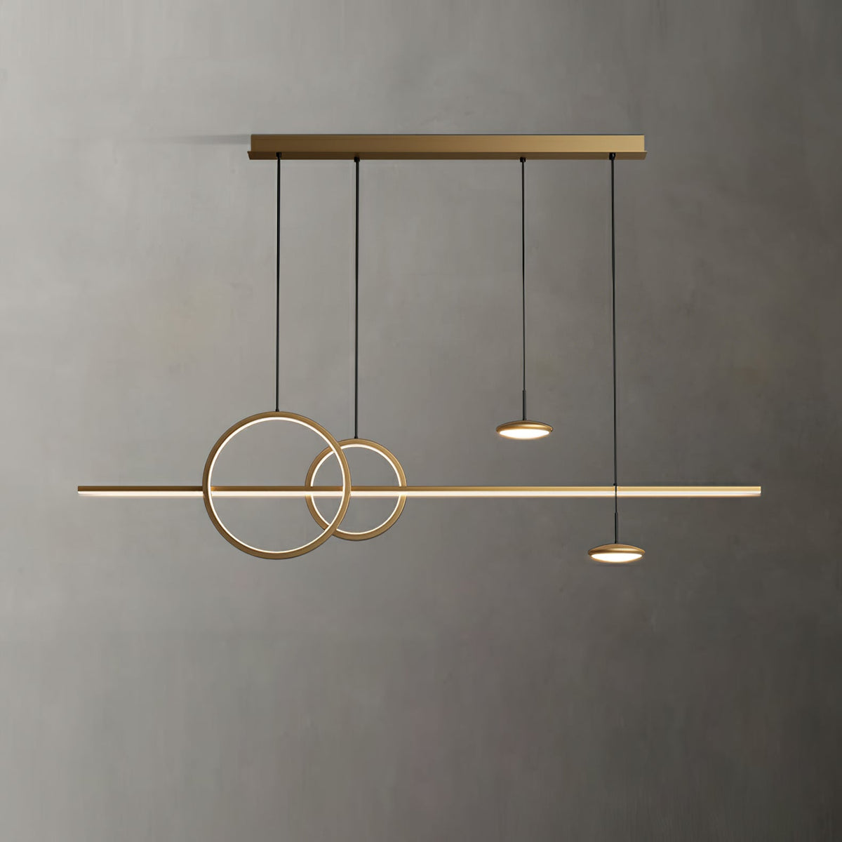 Tildas geometriske ringpendel minimalistisk