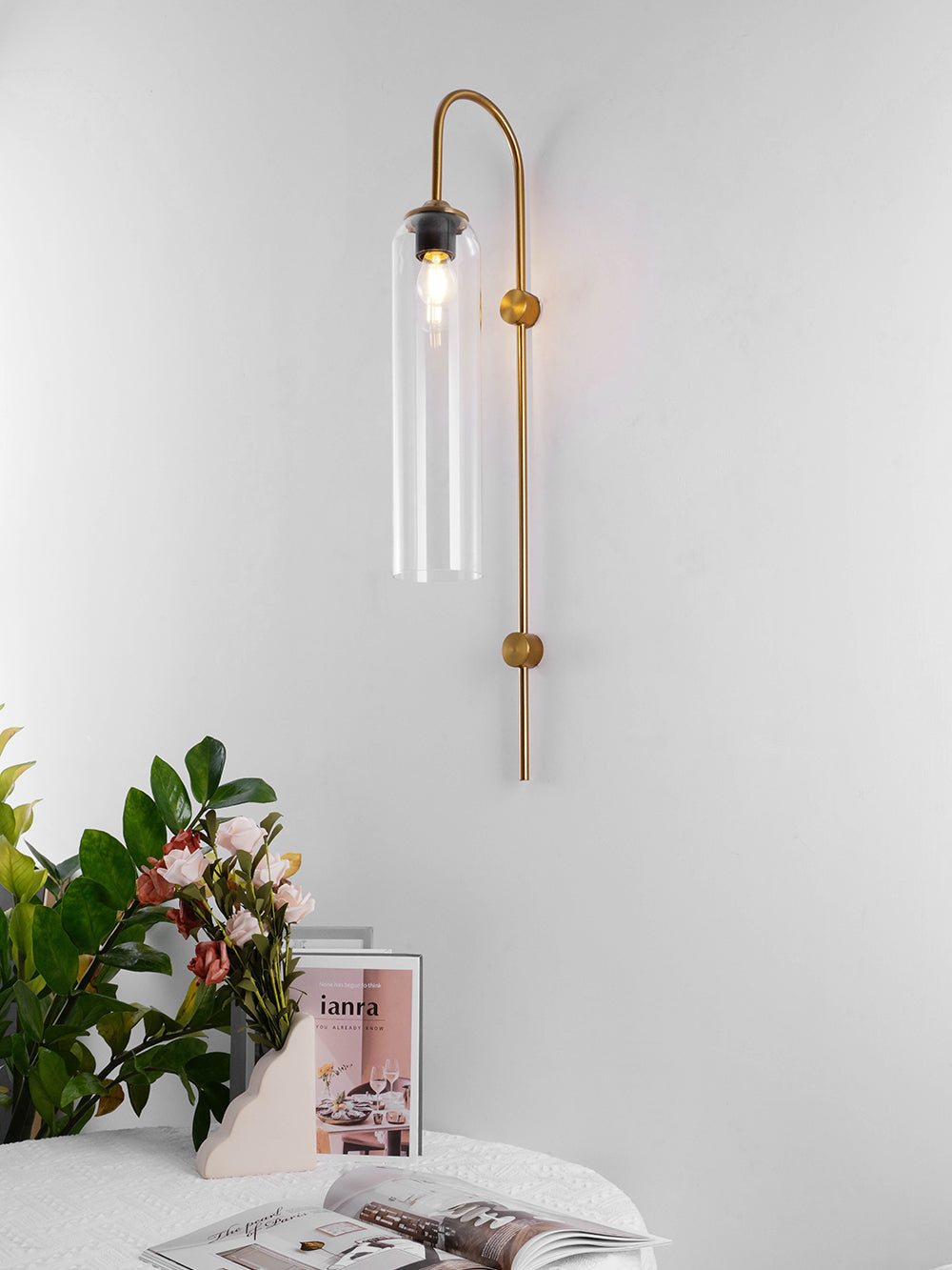 Apothem Modern Glass Wall Lamp