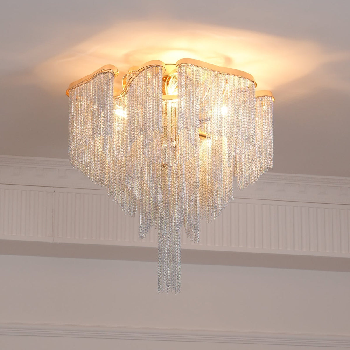 Mevrin modern taklampa med tofsar och konstnärlig design