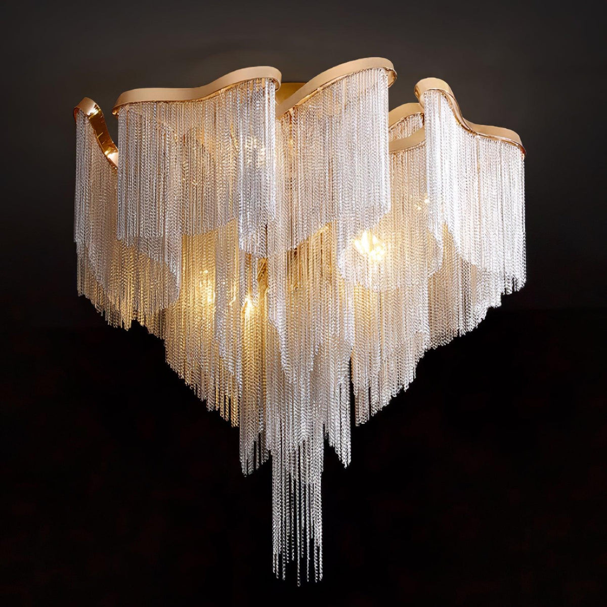 Mevrin modern taklampa med tofsar och konstnärlig design