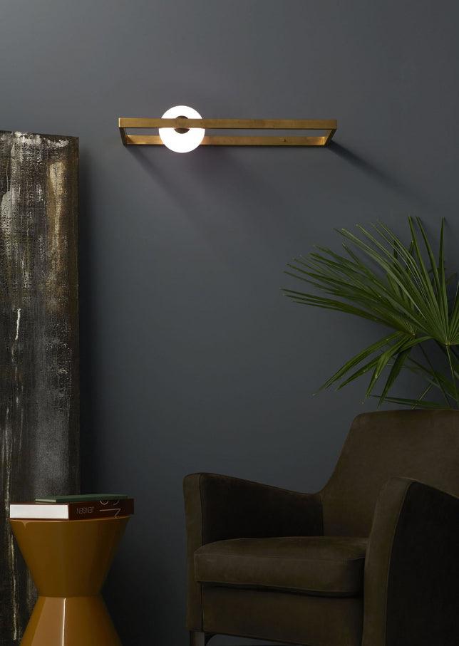 Etalarae moderni minimalistinen lasiseinävalaisin