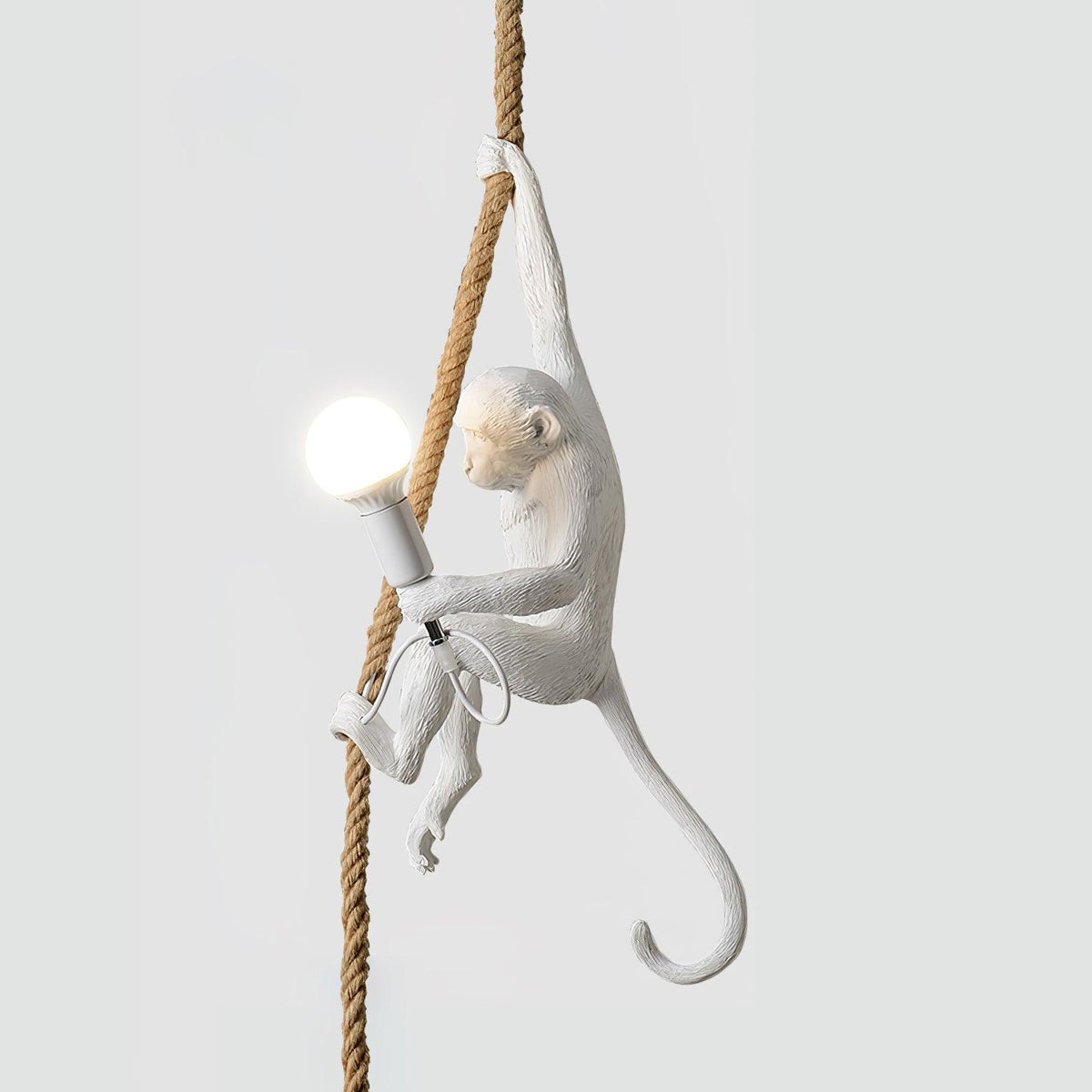 Epiran kunstnerisk pendel i harpiks og reb