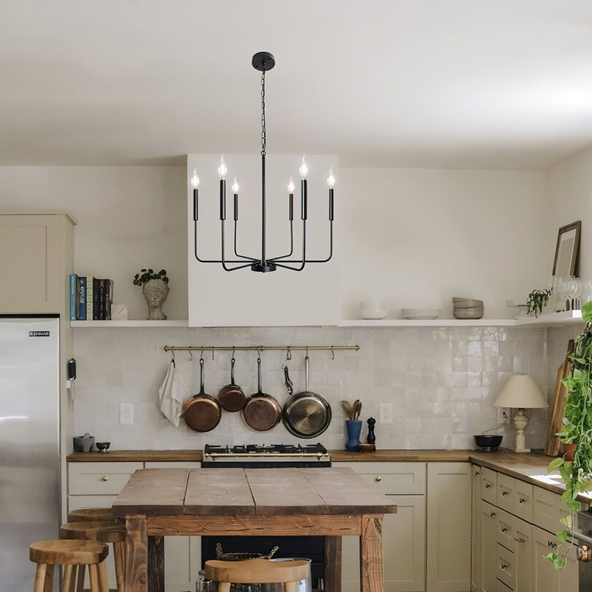 Luminora moderne lampe med lysarme