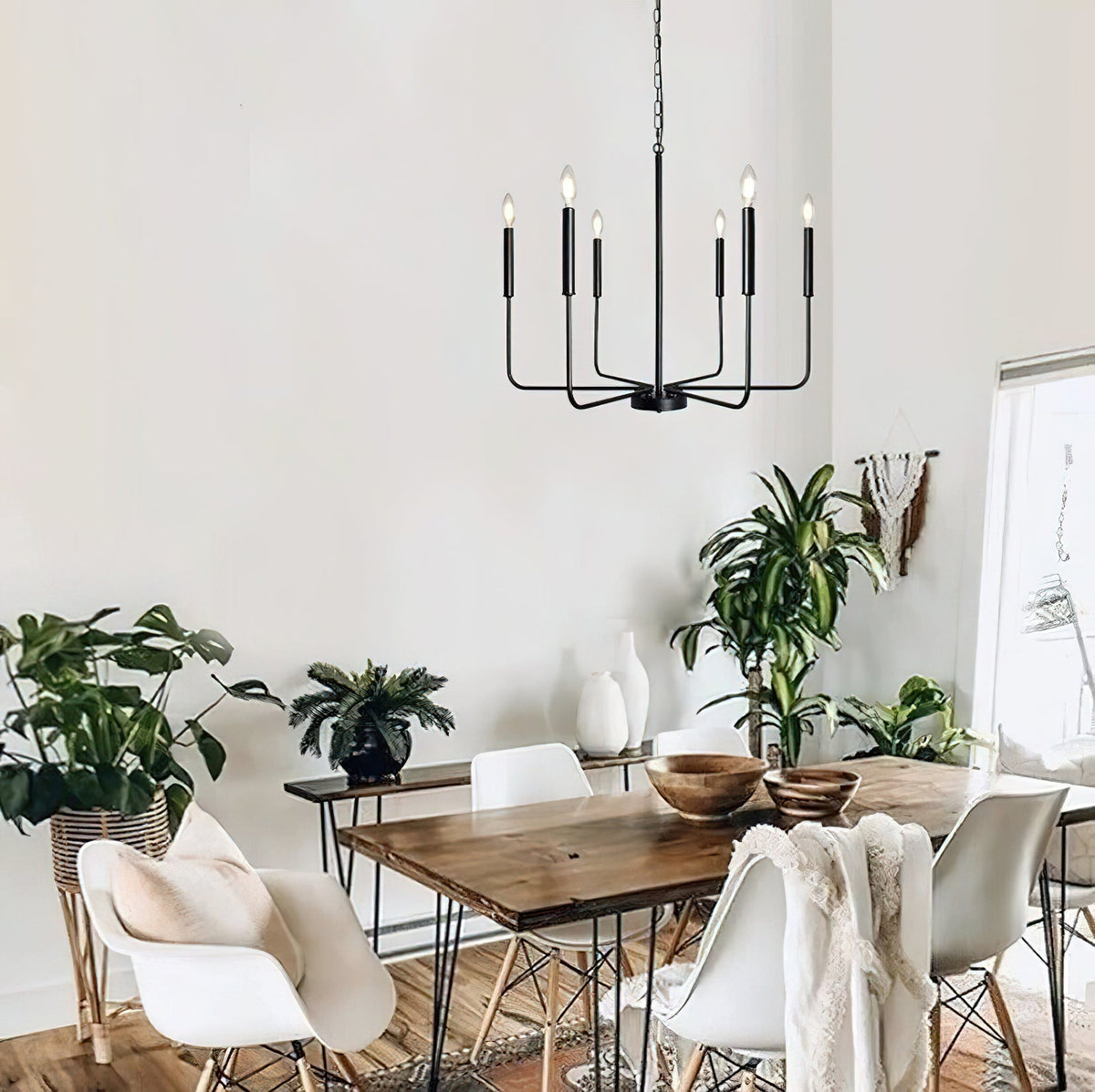 Luminora moderne lampe med lysarme