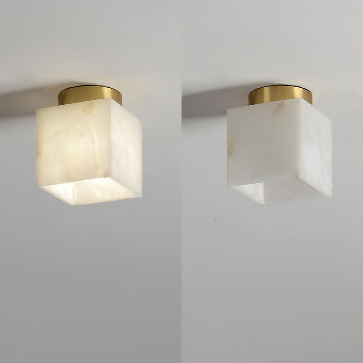 Otheyra-minimalistinen alabasterispinta-asennusvalaisin