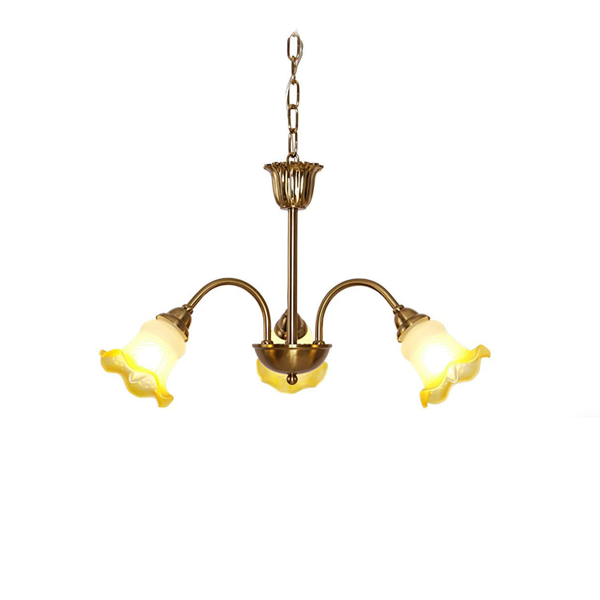 Diane vintage-lysekrone i glas