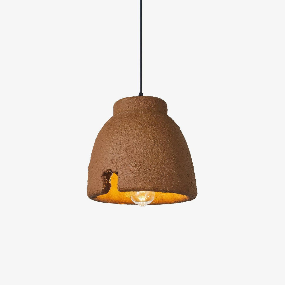 Candeeiro suspenso em resina Wabi-Sabi Osileth