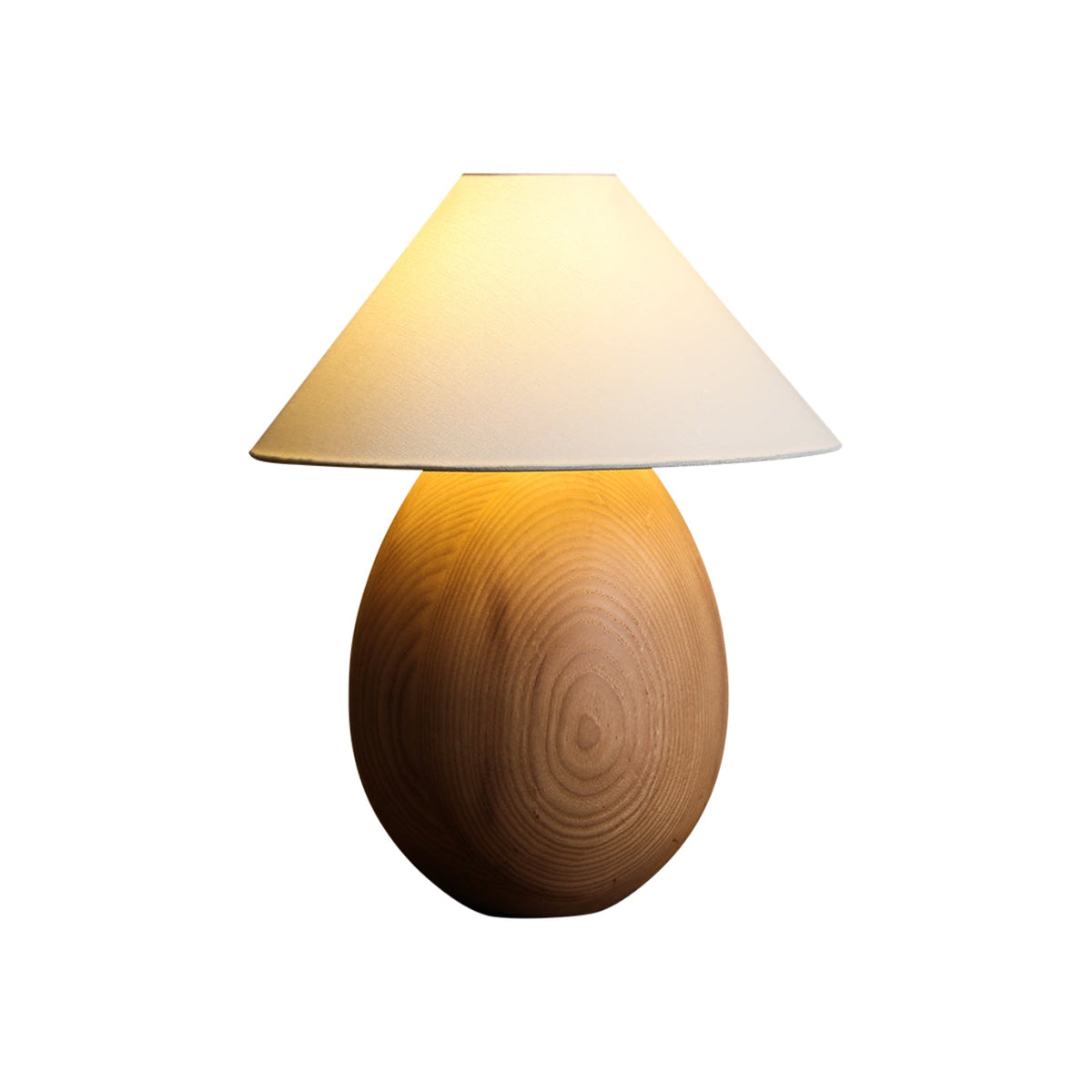 Candeeiro de mesa Orbace em madeira natural