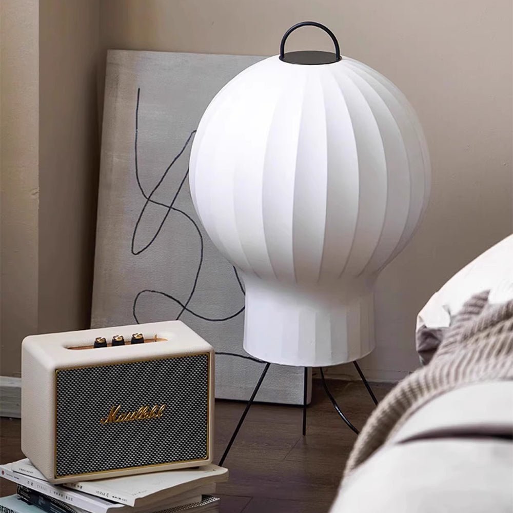 Candeeiro de pé Balloon minimalista em seda