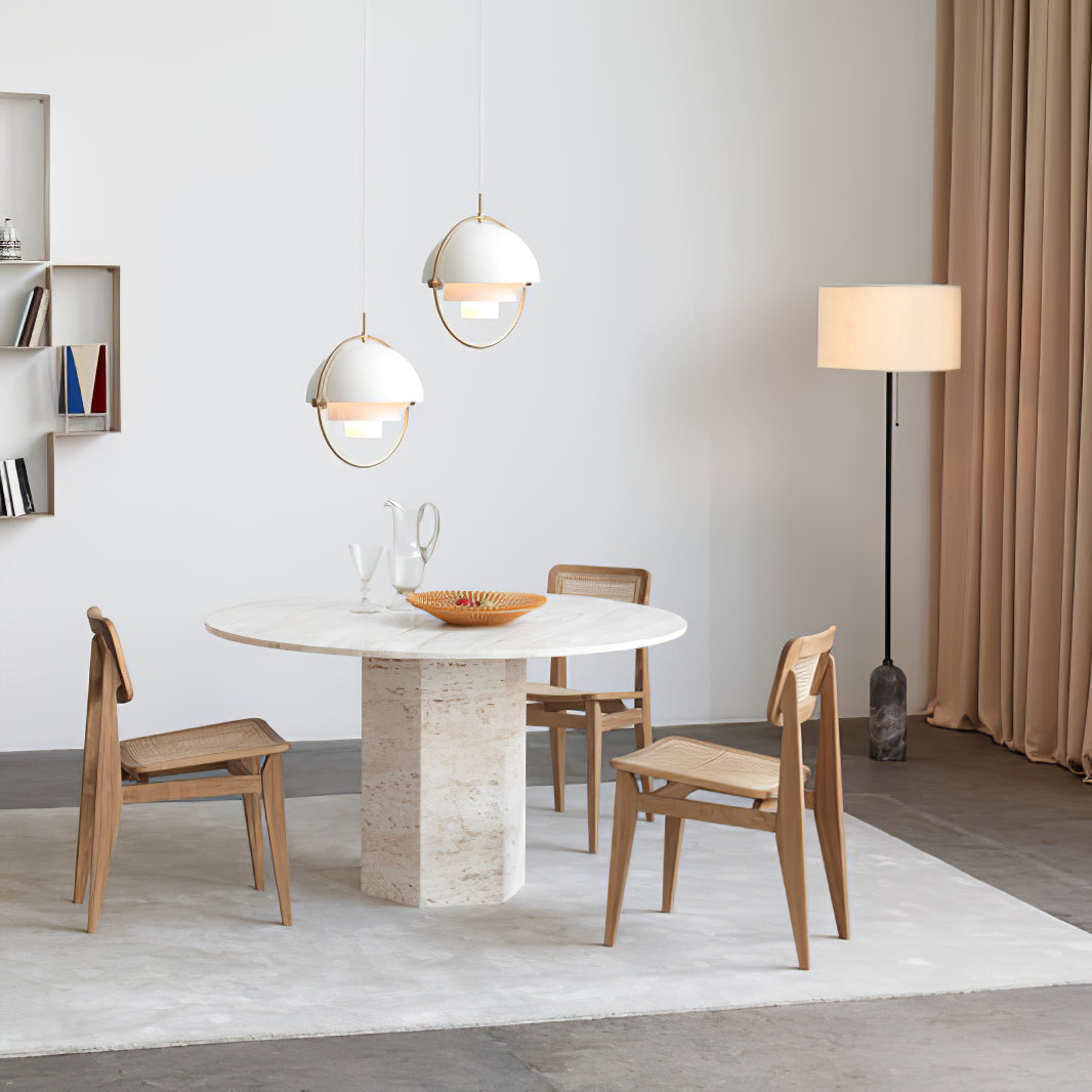 Miruaine pendellampe med deform kugle i guld