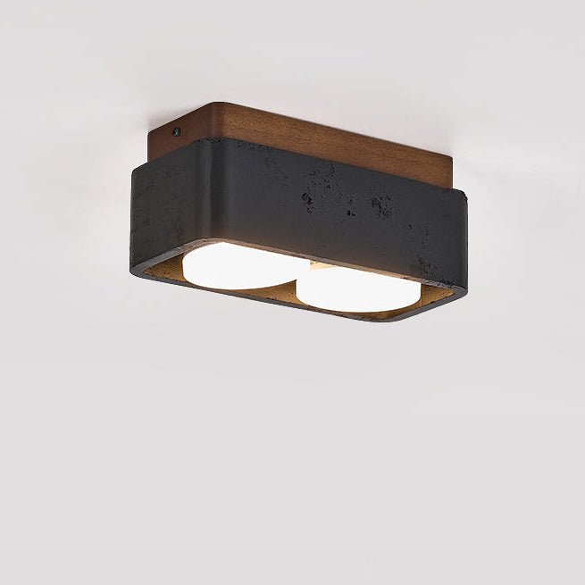 Axel firkantet loftlampe med flere spot