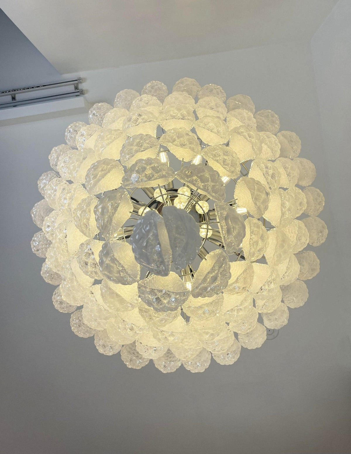 Velerian lysekrone kogler Murano-glas tekstureret luksus