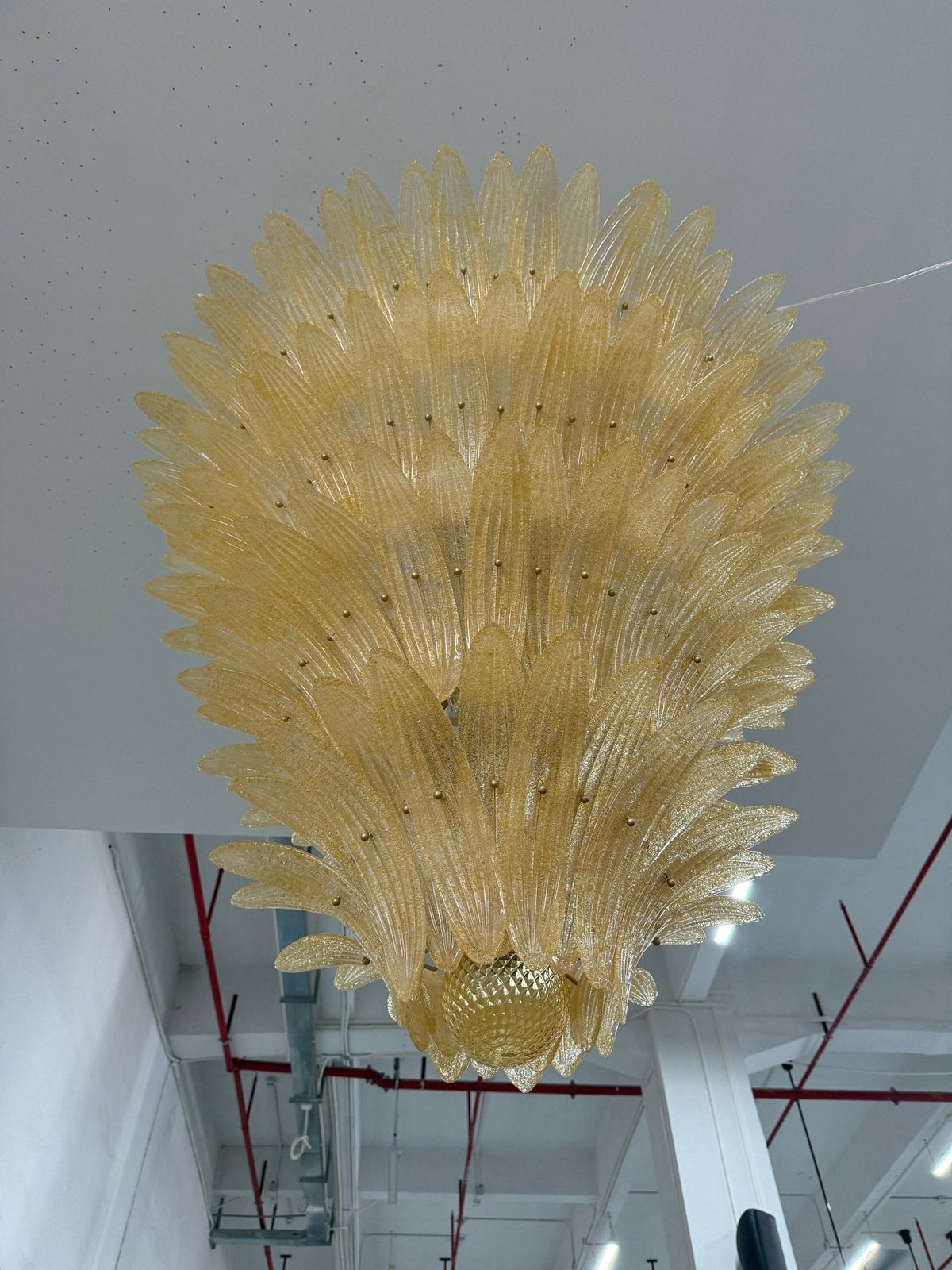 Ismavelle Glass Palmette -kattokruunu