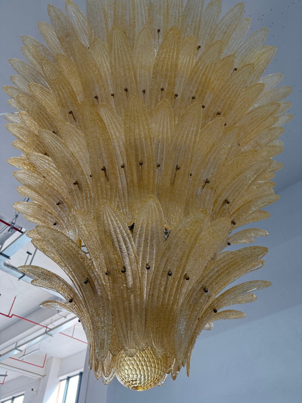 Ismavelle Glass Palmette -kattokruunu