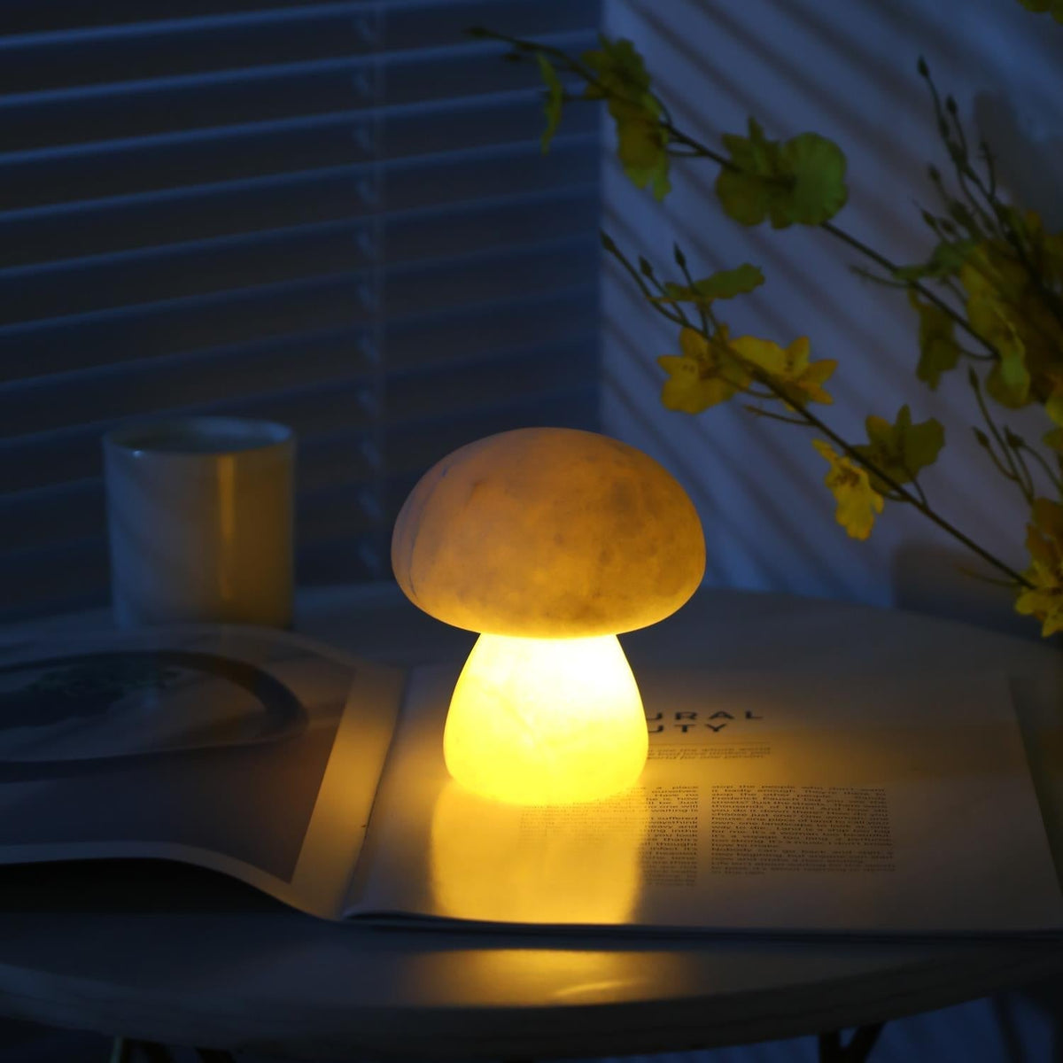 Candeeiro de mesa Fungi (bateria incorporada)