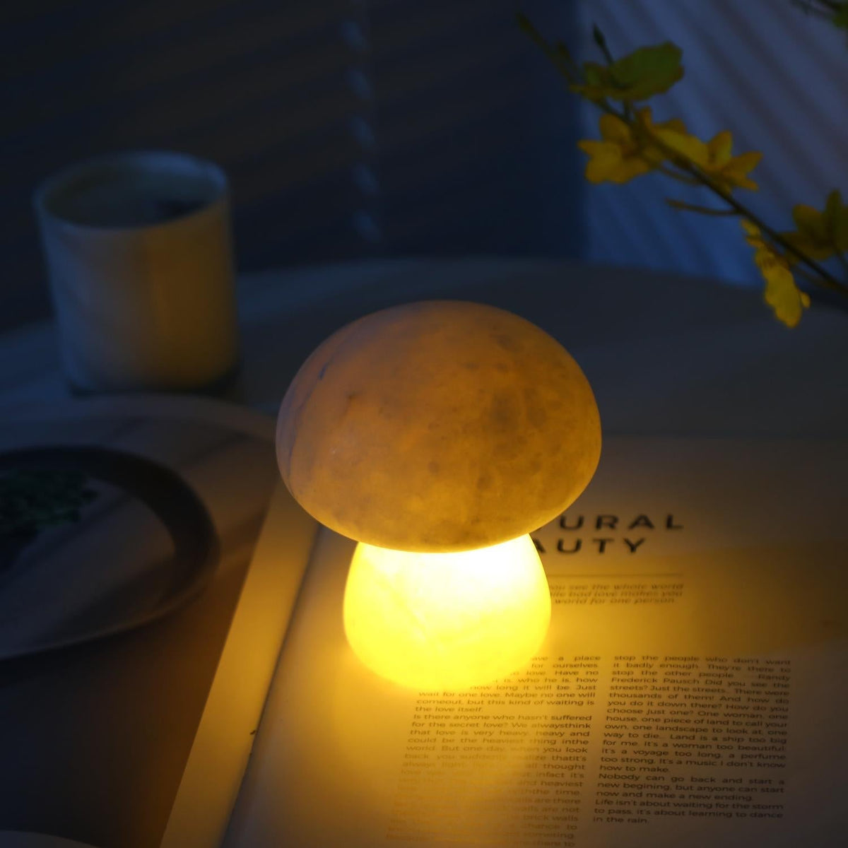 Candeeiro de mesa Fungi (bateria incorporada)