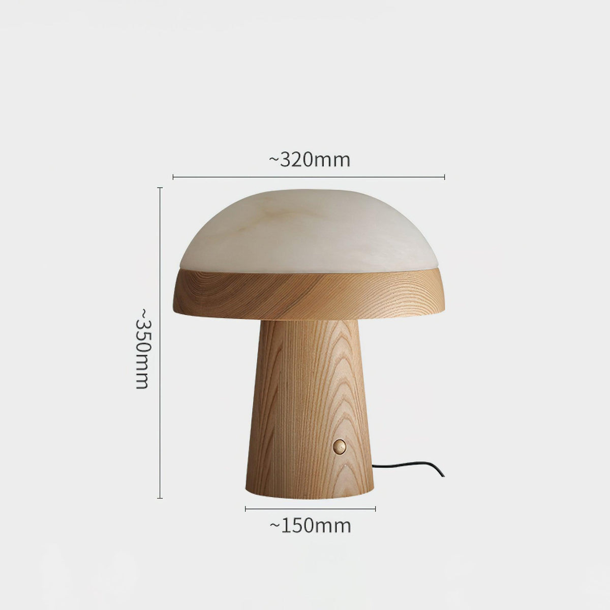 Candeeiro de mesa Nexore em madeira