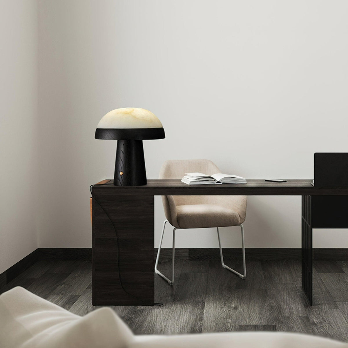 Candeeiro de mesa Nexore em madeira