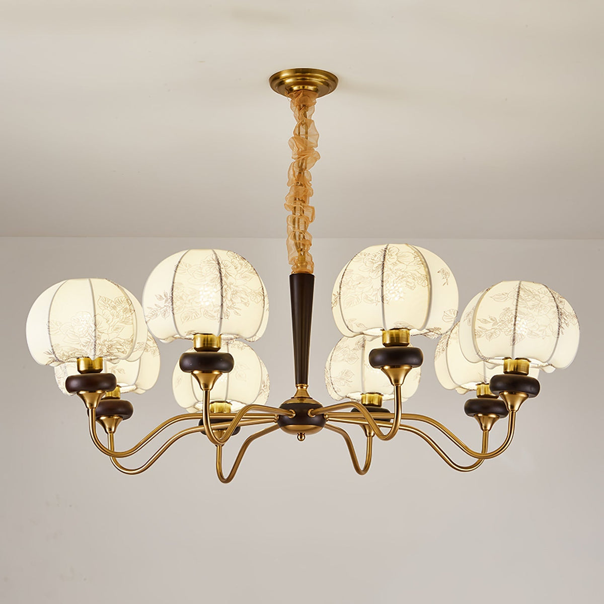 Orchid-vintage-kankainen kattokruunu