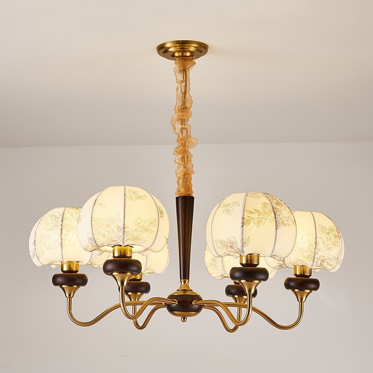 Orchid-vintage-kankainen kattokruunu