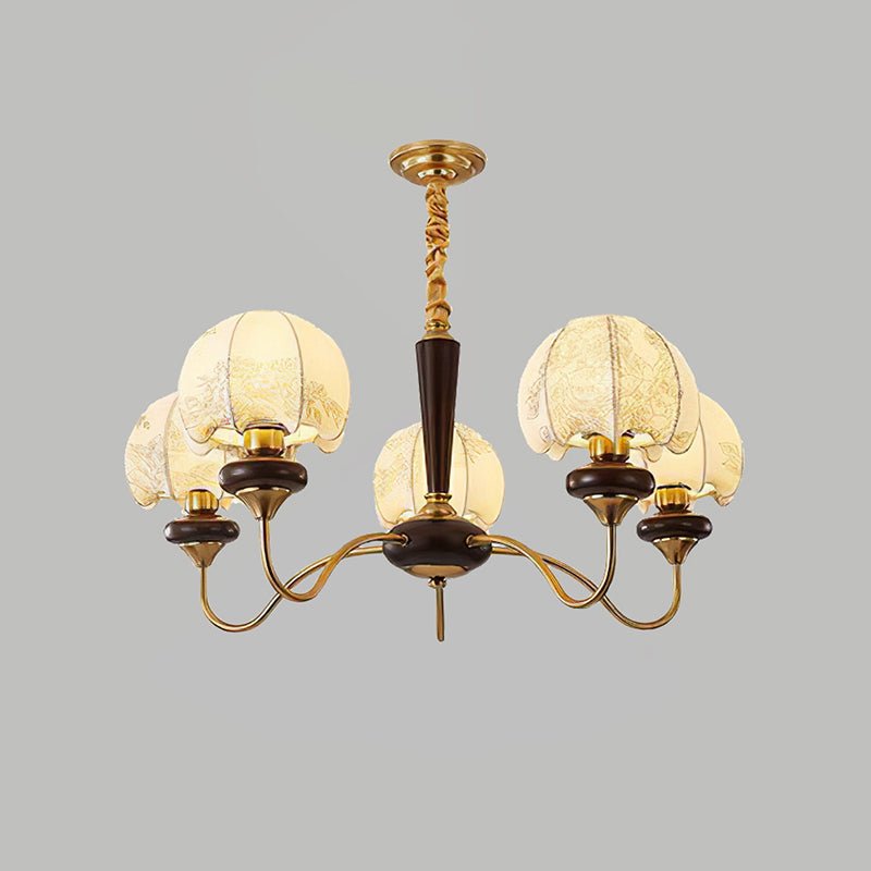 Orchid-vintage-kankainen kattokruunu