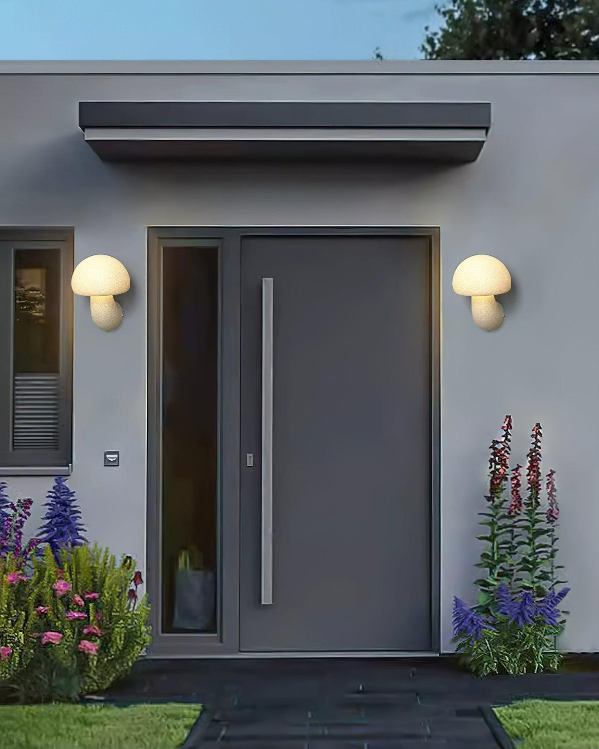 Mylo svampformad vägglampa i harts med stickpropp