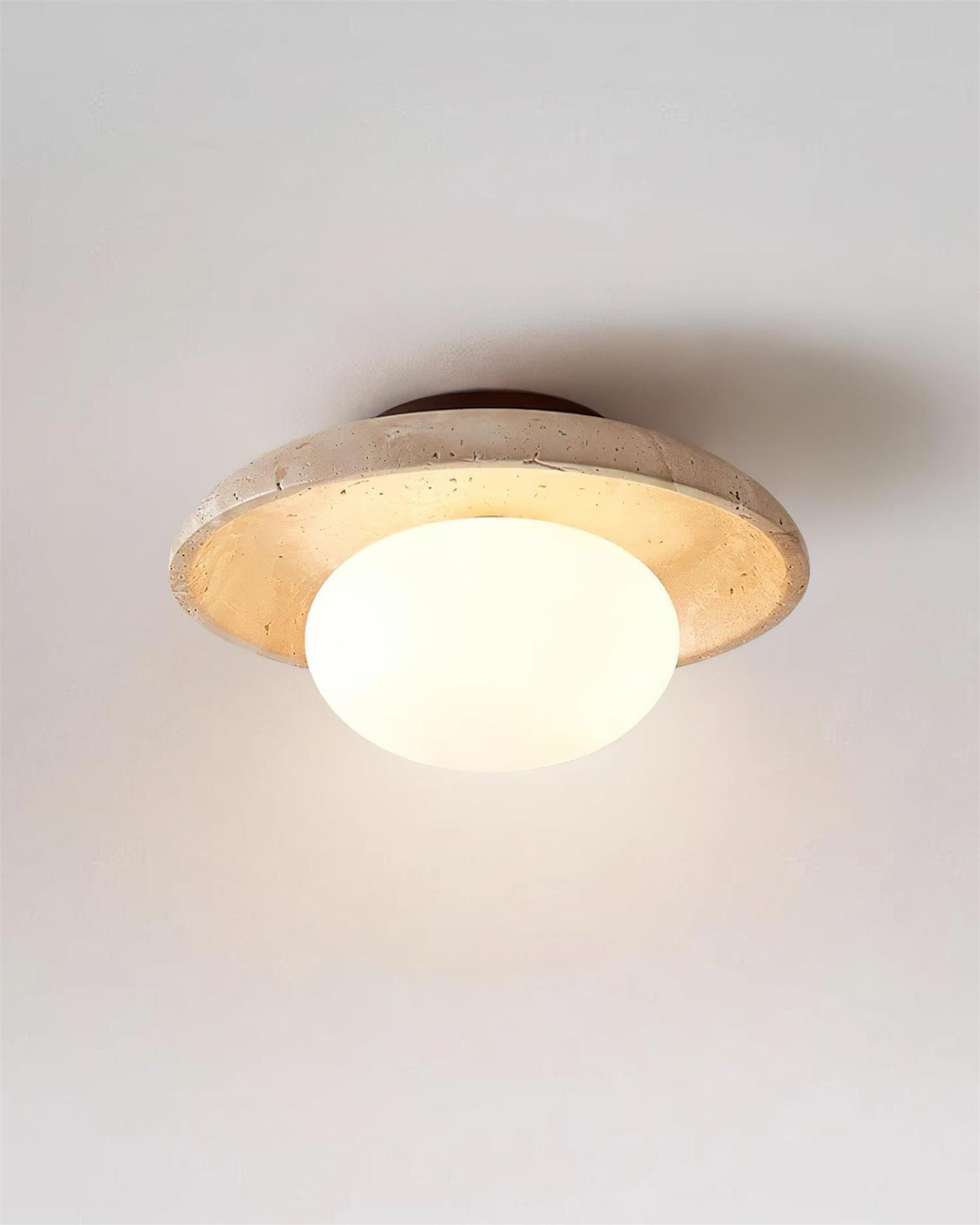 Mexo loftslampe i travertin