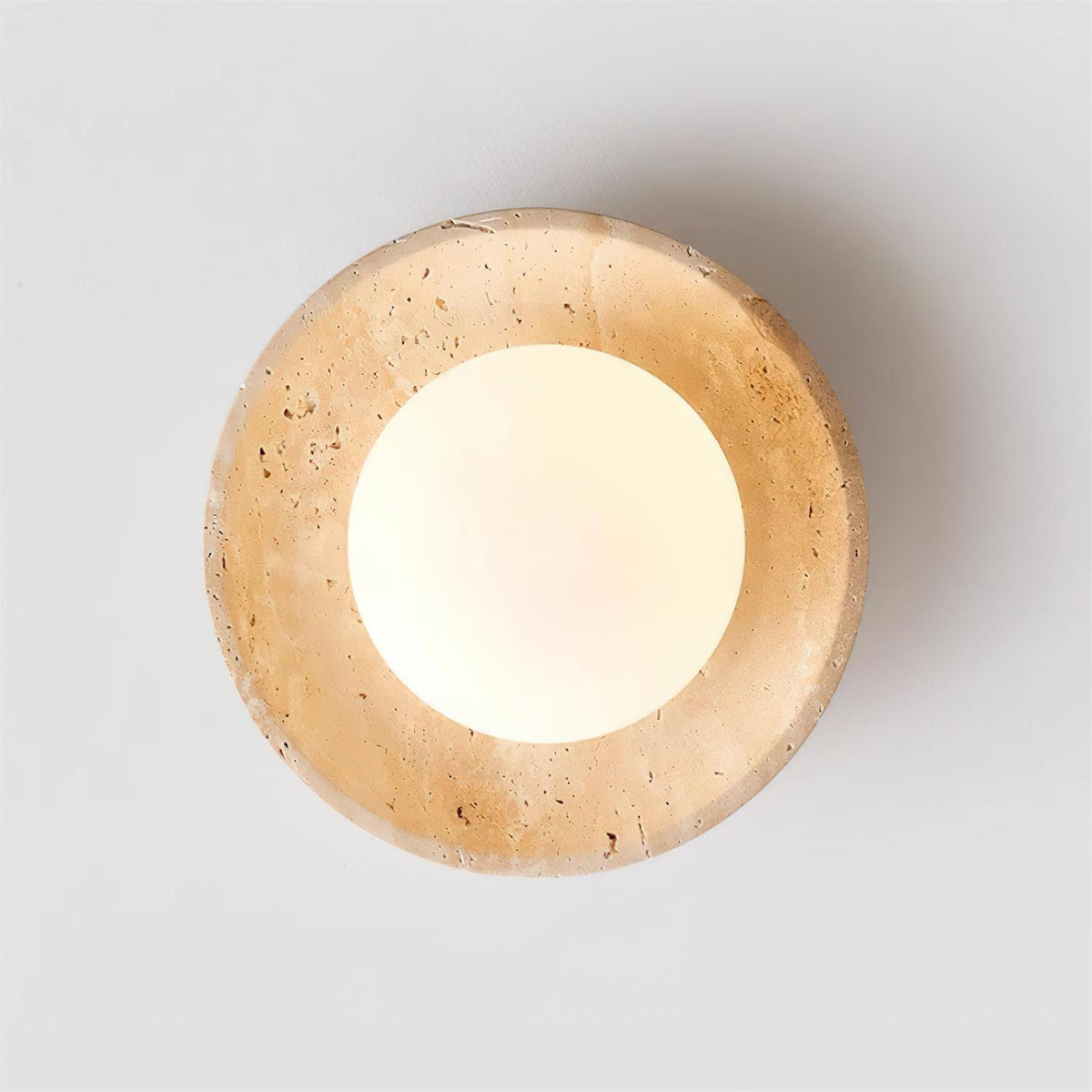 Mexo loftslampe i travertin