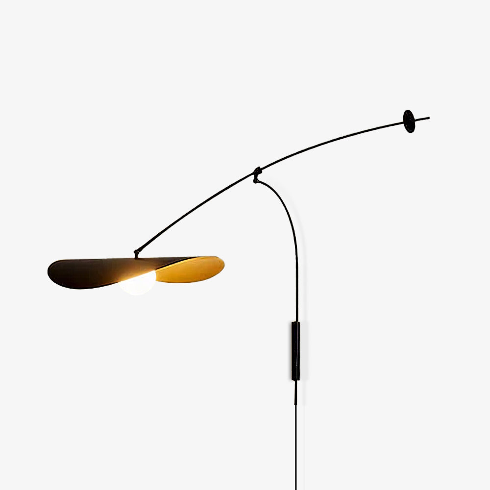 Tirove minimalistisk væglampe i glas