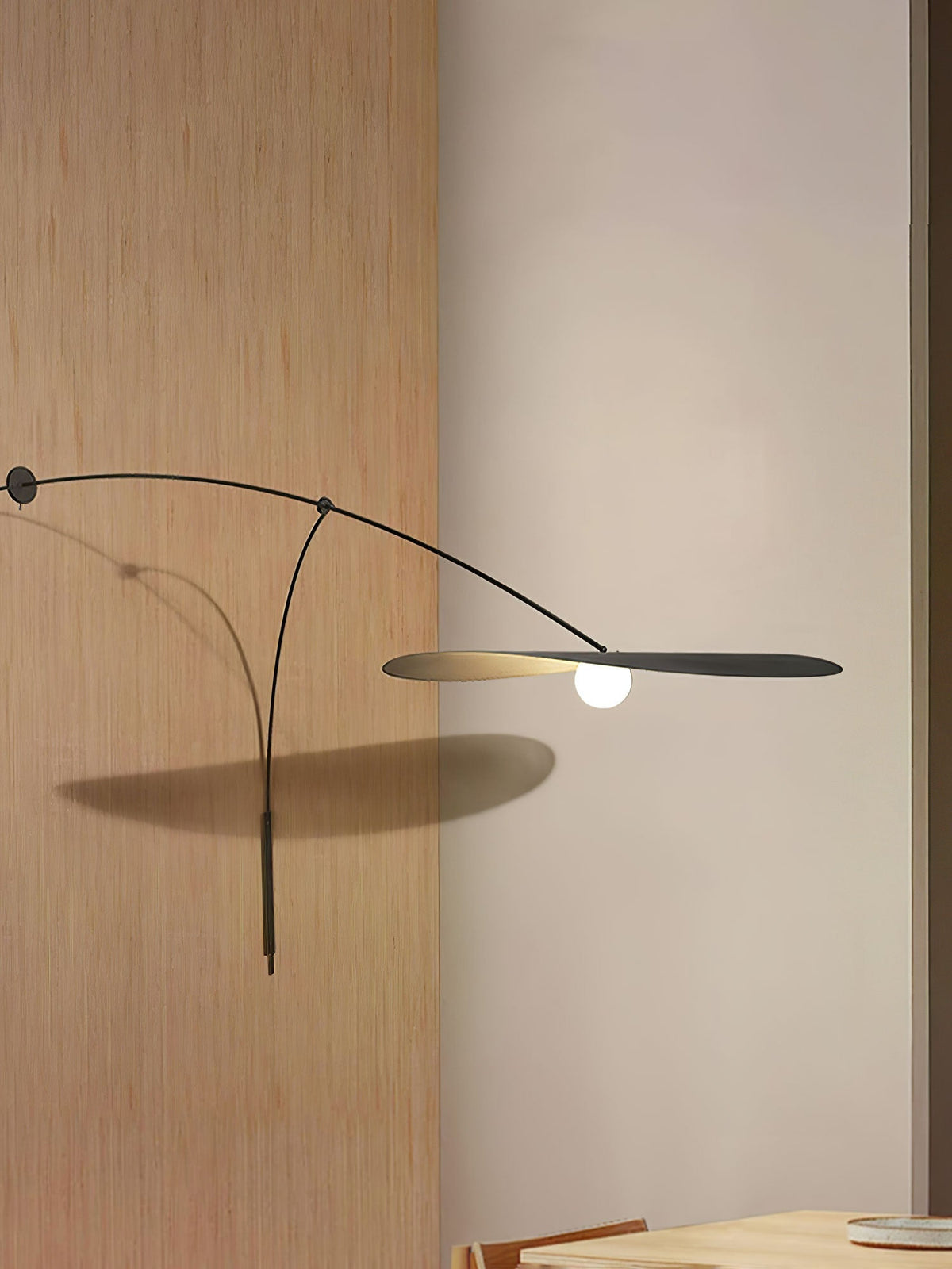 Tirove minimalistisk væglampe i glas