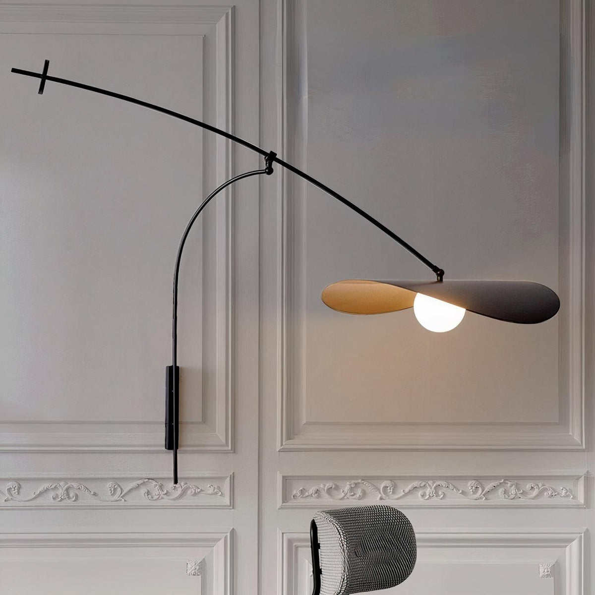 Tirove minimalistisk væglampe i glas