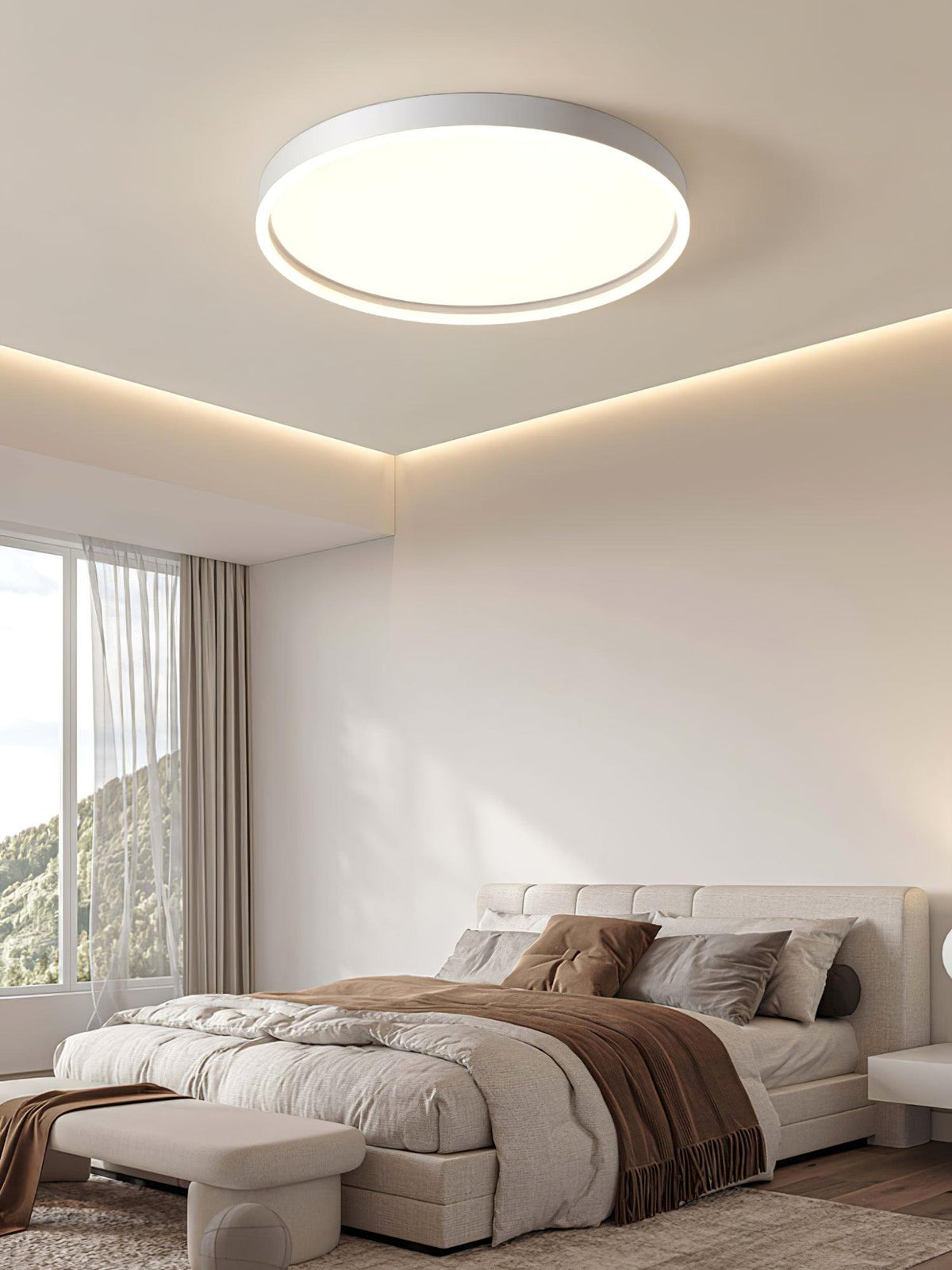 Velorise loftlampe i minimalistisk hvid