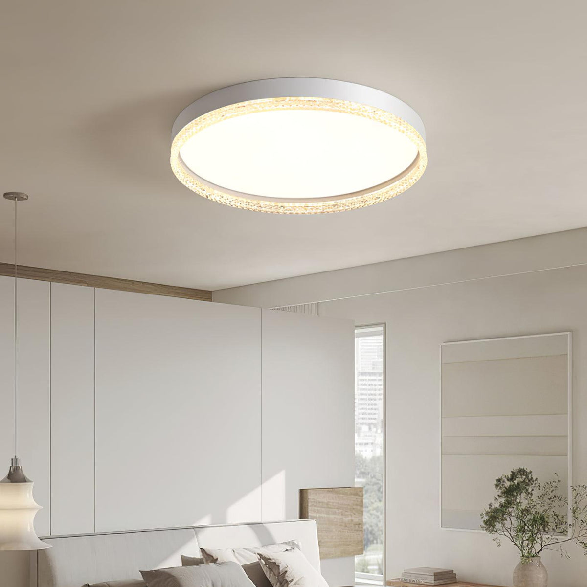Velorise loftlampe i minimalistisk hvid