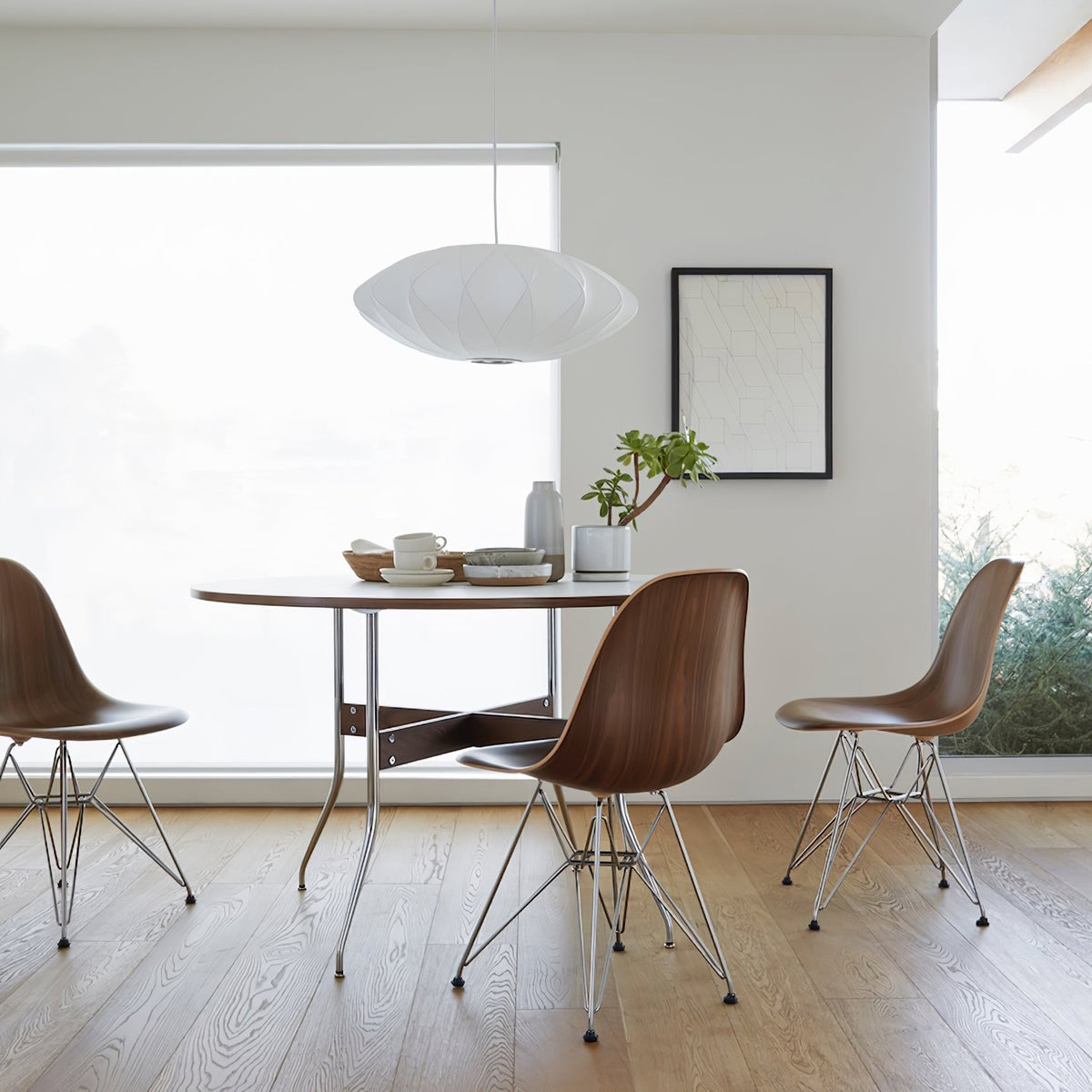 Etrio Pendant Light Bubble Mulberry Silk