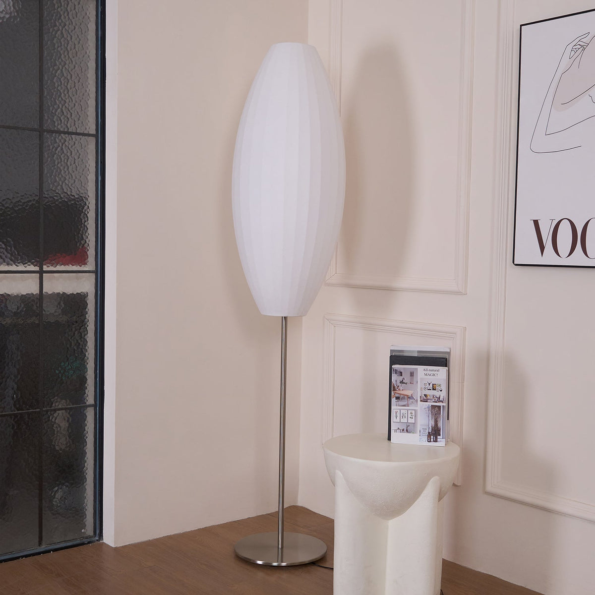 Bexno minimalistisk golvlampa
