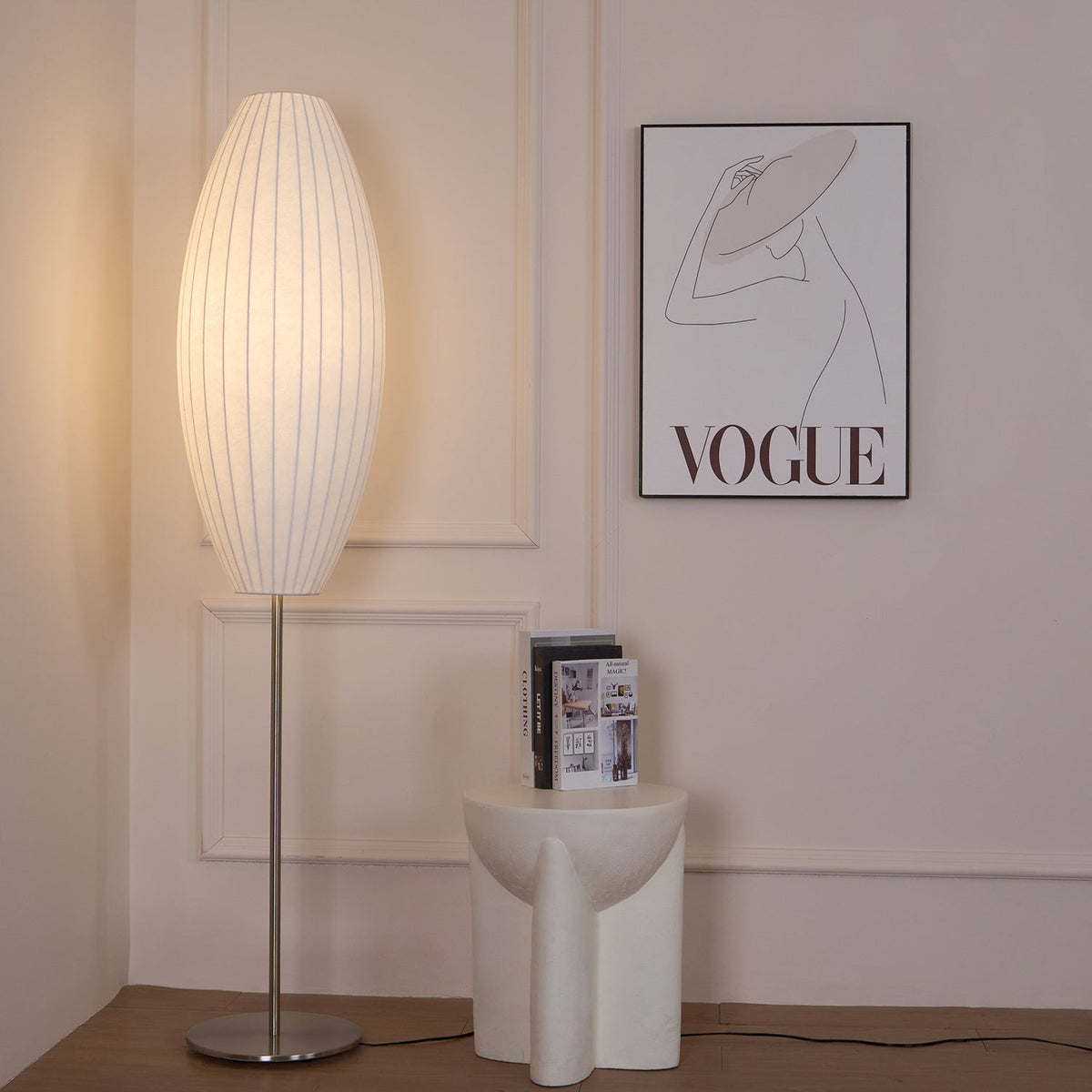 Bexno minimalistisk golvlampa