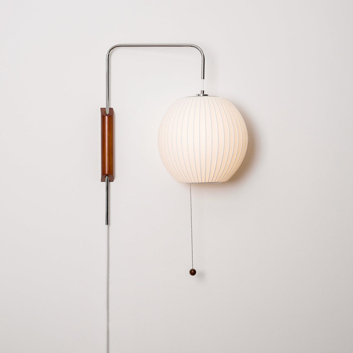 Aldinira Wall Sconce Walnut Ball
