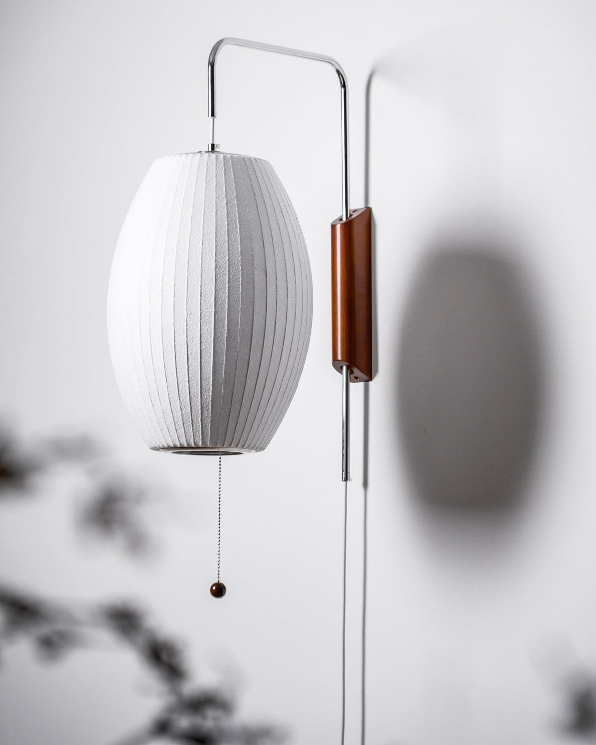 Aldinira Wall Sconce Walnut Ball