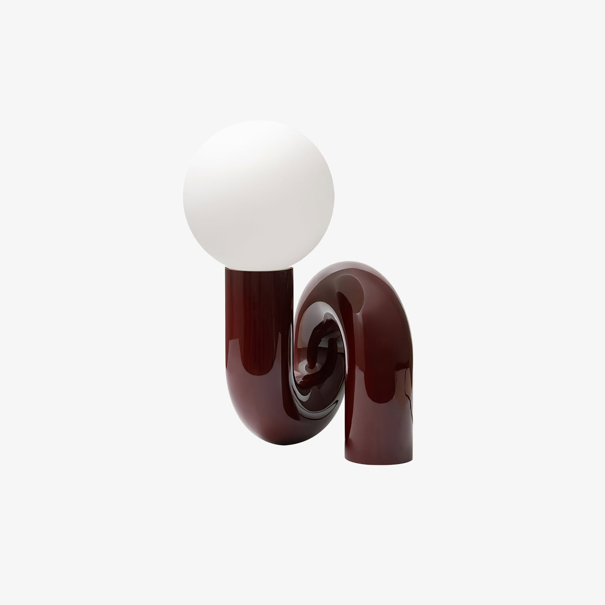 Soreeon lampa lekfull N-form helt vit