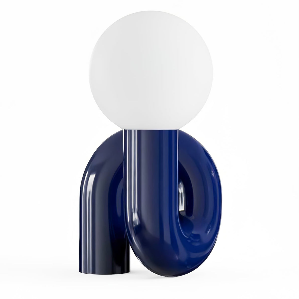 Soreeon lampa lekfull N-form helt vit