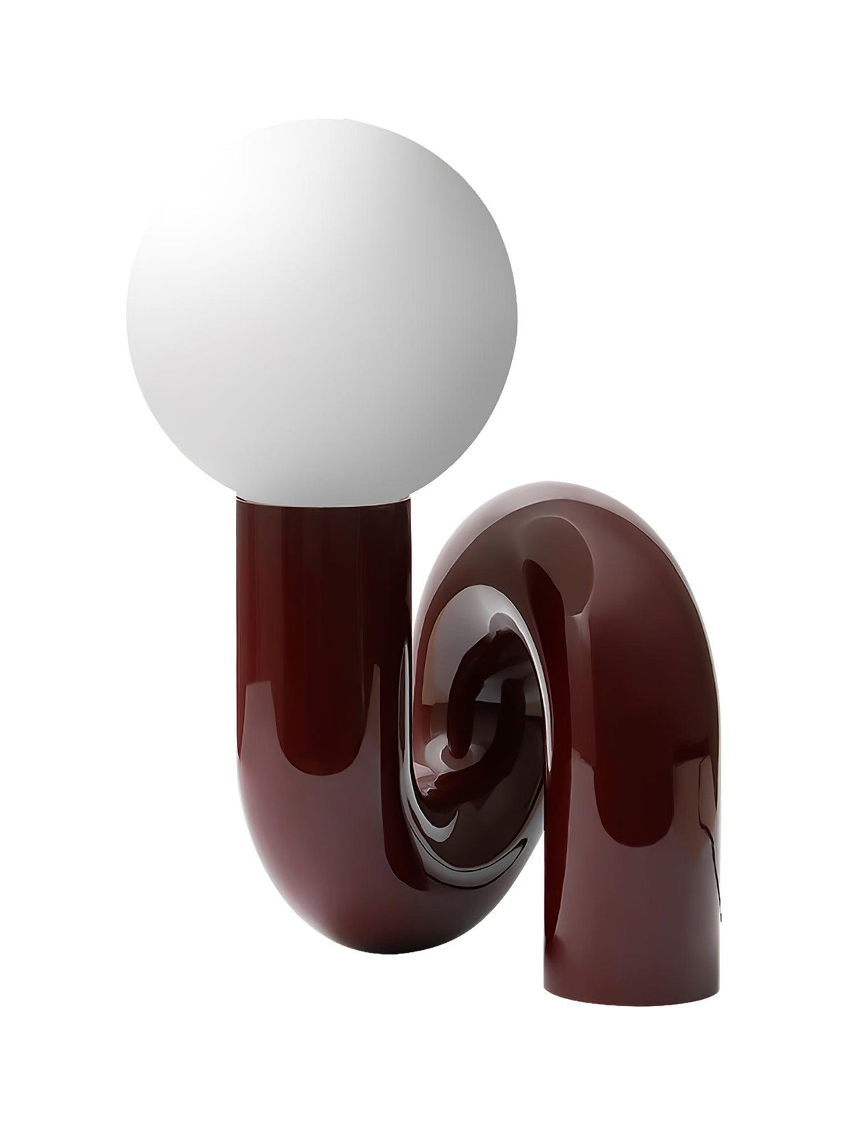 Soreeon lampa lekfull N-form helt vit