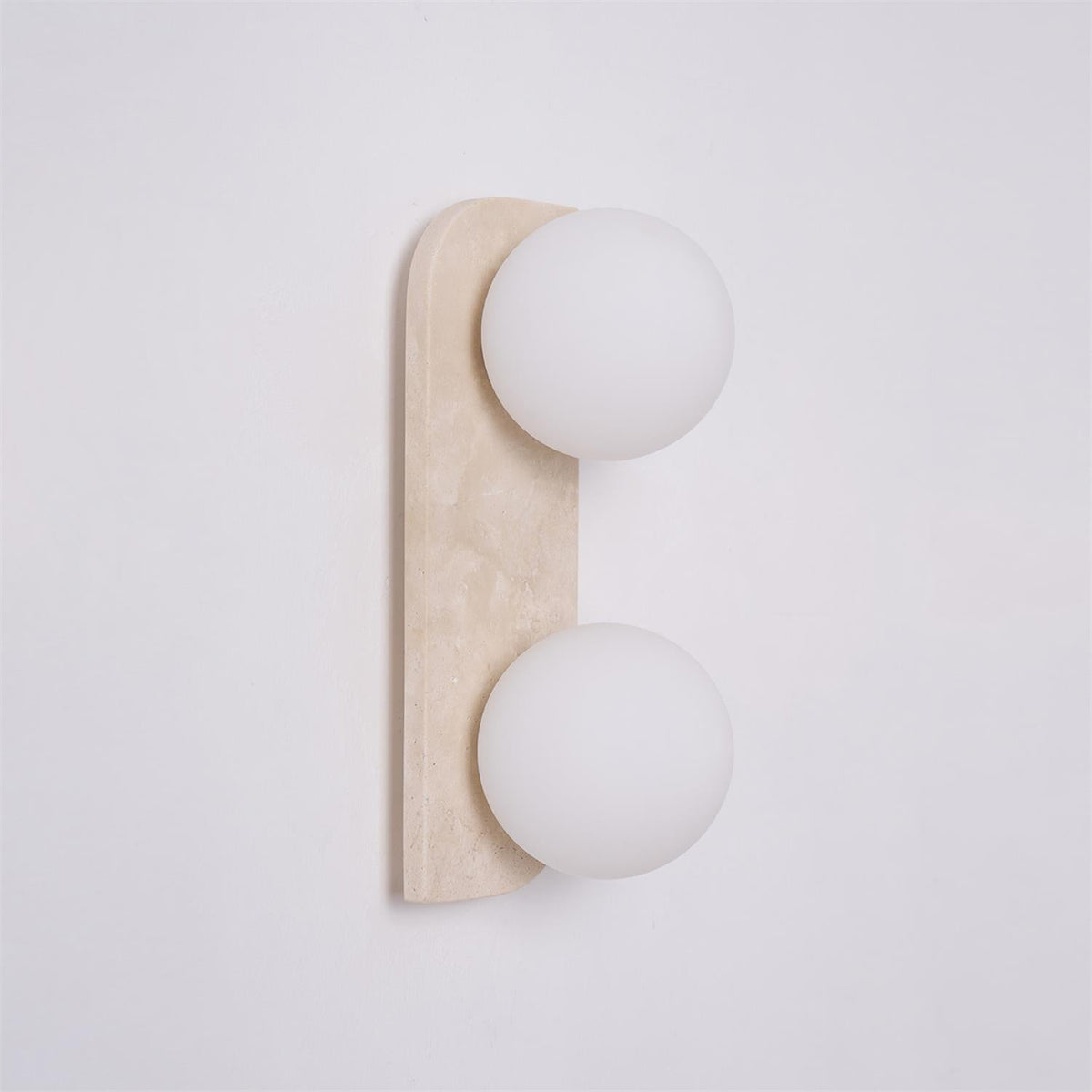 Taviniella minimalistisk vägglampa i travertin
