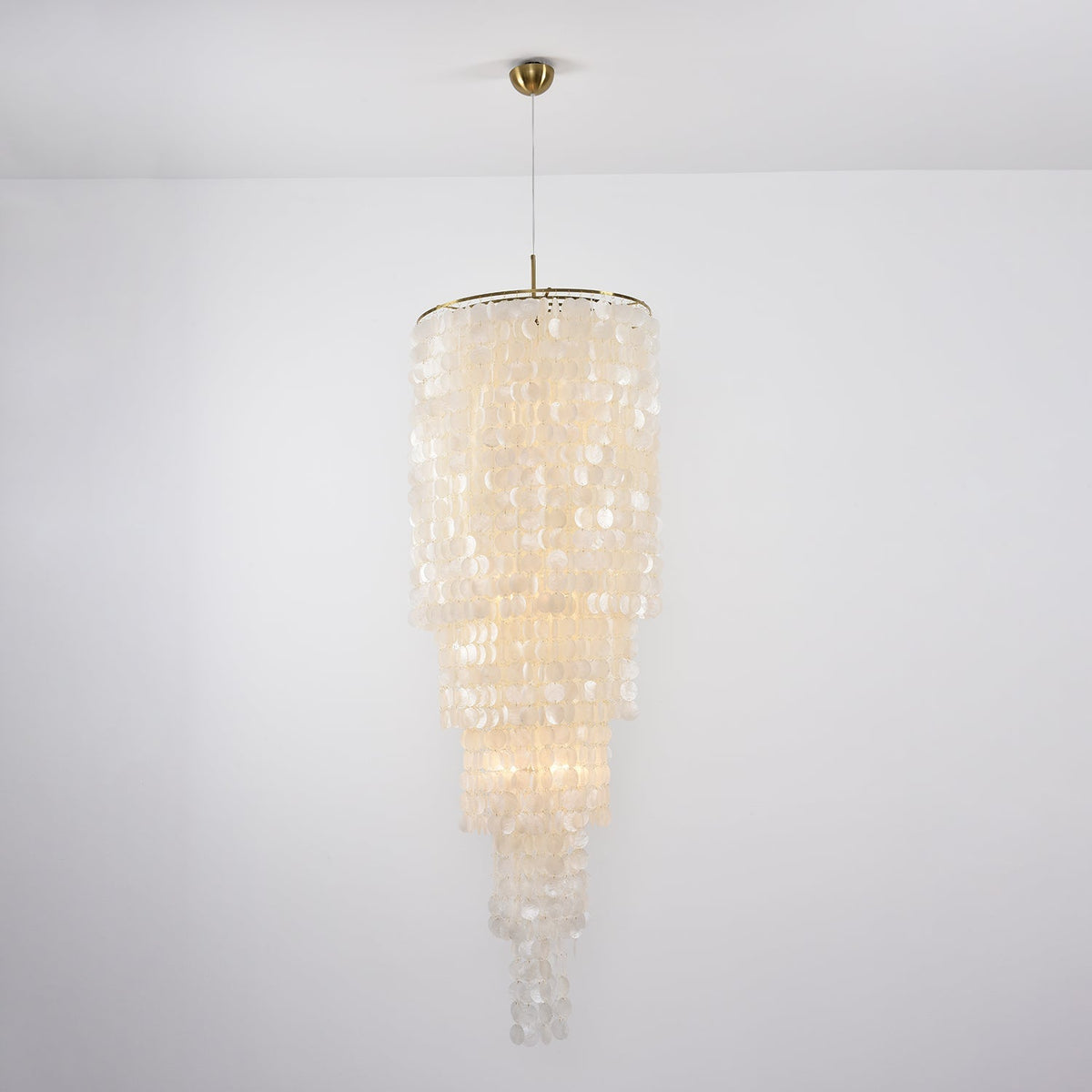 Eloryra Cascading Shell  Chandelier